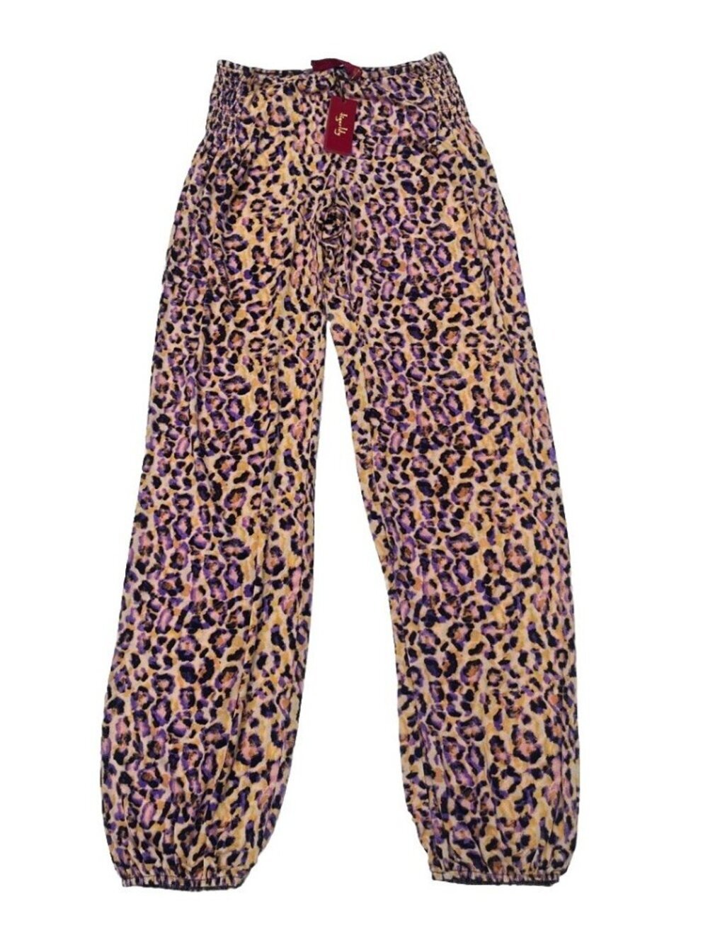 Tigerlily Atzaro Pink Leopard Print Lounge Pants Size 6 - Picture 14 of 14